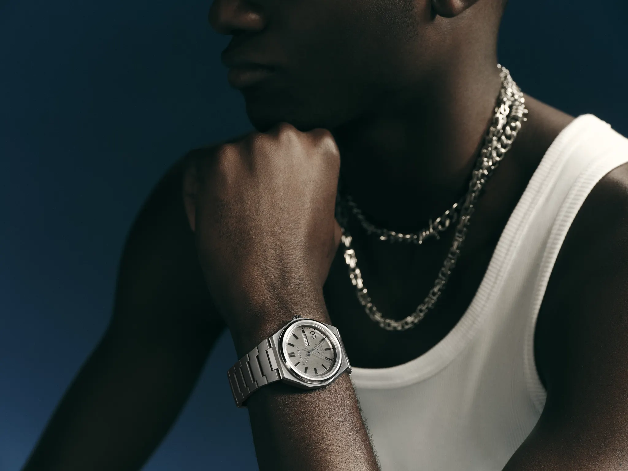 Zenshin Three-hand x Hypebeast Silver-Tone Dial Super Titanium